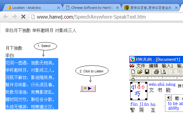 Chinese Learning Software Support